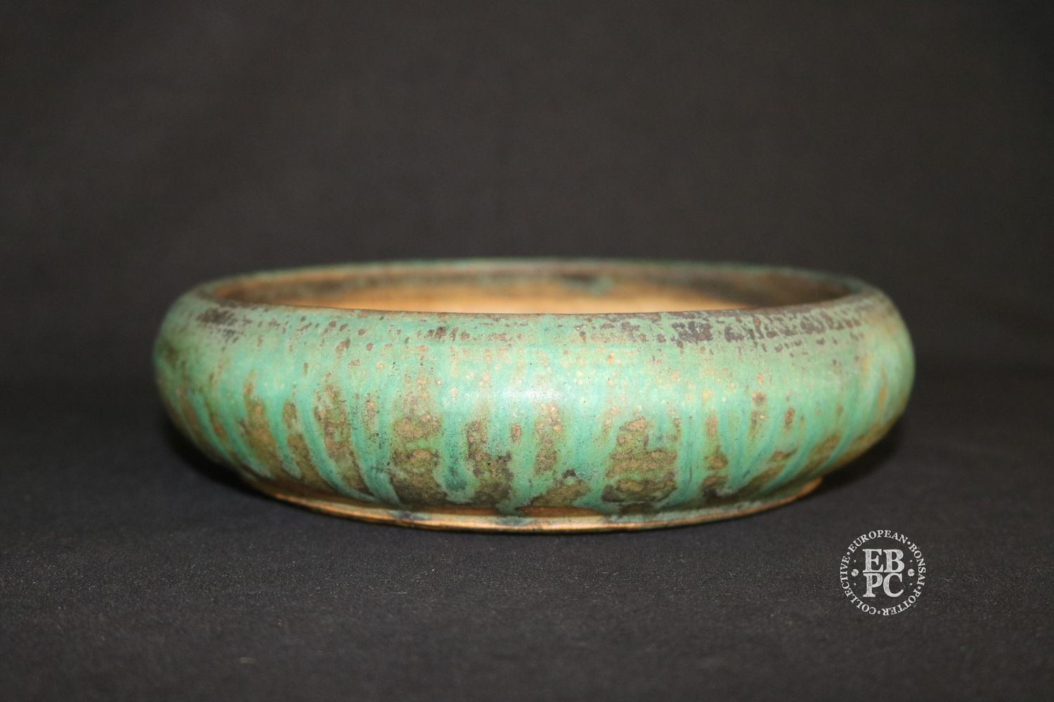 Unsigned - Believed Petra Engelke-Tomlinson –  18.3cm; Round; Glazed; Older Pre-Loved Pot; Superb Drippy Glaze;
