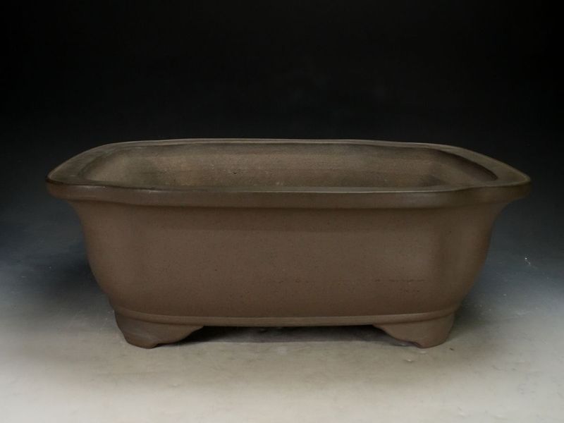 GYOUZAN, Nakano Yukizyou, Tokoname.   48.3cm; Mokko; Unglazed; Raised Lip Detail; Stepped Feet; Excellent Form &amp; Finish;  * Offered on behalf of a client.