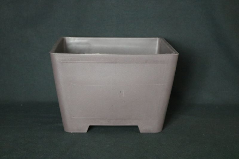 Medium Training Pot - 24.5cm; Made for Bonsai; Square; Plastic; Excellent Drainage; Tie Holes; Good Looking Training Pot.