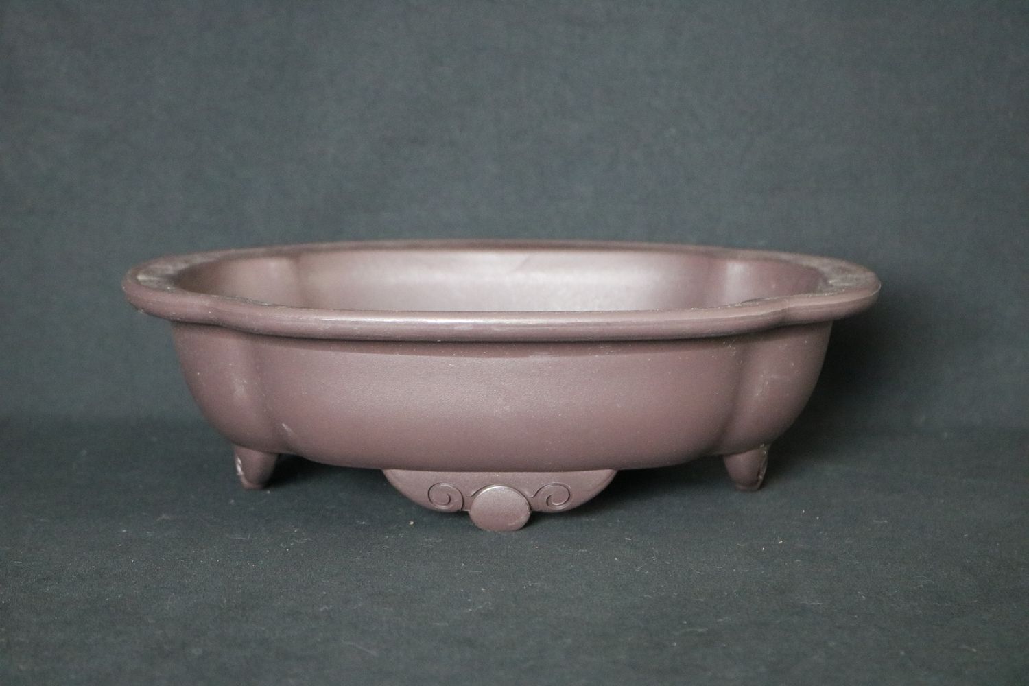 Medium Training Pot - 26.5cm; Made for Bonsai; Mokko Shaped; Plastic; Good Drainage; Tie Holes; Beautifully designed Training Pot.