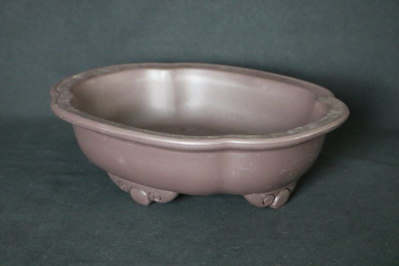 Medium Training Pot - 26.5cm; Made for Bonsai; Mokko Shaped; Plastic; Good Drainage; Tie Holes; Beautifully designed Training Pot.