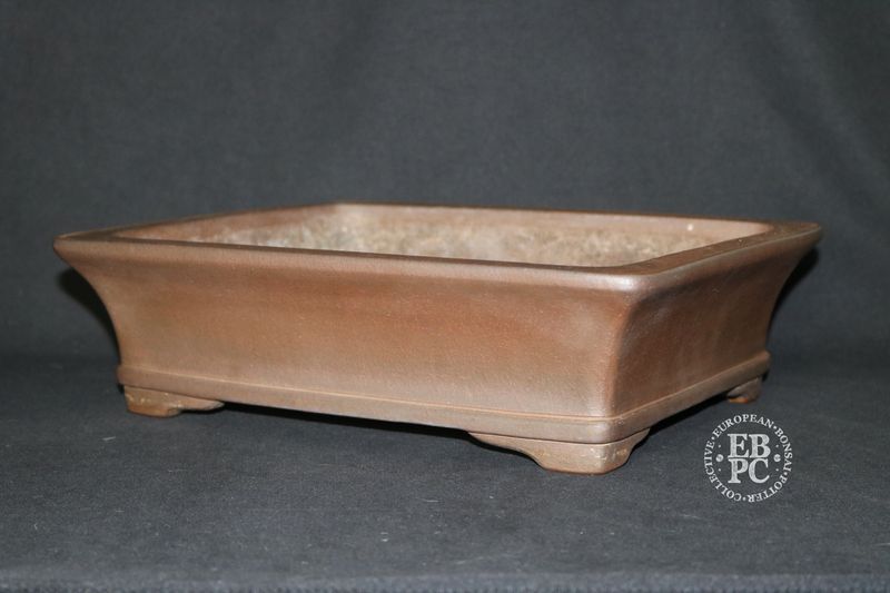 Gyouzan – Yuuji Nakano; Japan.  34.3cm; Rectangle; Unglazed; Stamped By Artist;