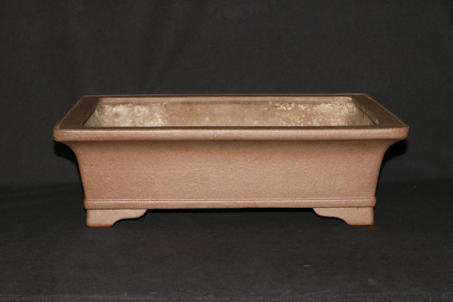Yamaaki – Toshio Kataoka, Tokoname, Japan.  40cm; Rectangle; Handmade; Unglazed; Elegant Formal Design; Refined Finish: Hand-Signed &amp; Stamped.