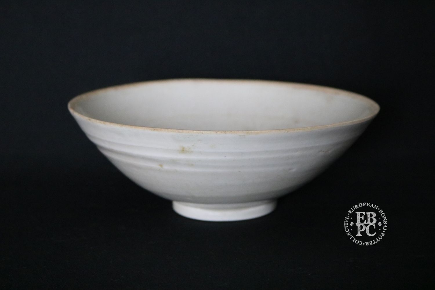 Song Dynasty - Chinese; Tea Bowl; Sugi Nari / Cedar Shape; White Glaze; 960AD to 1279AD; Shipped by the EBPC (UK) - From Bryan Albright&#39;s Private Collection -