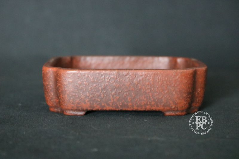 Shunzaido - China; Bonsai Pot; Rectangle; Unglazed; Shipped by the EBPC (UK) - From Bryan Albright&#39;s Private Collection -