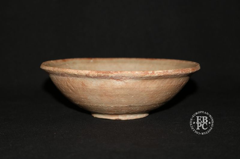 Song Dynasty - Chinese; Tea Bowl; Sugi Nari / Cedar Shape; White Glaze; 960AD to 1279AD; Shipped by the EBPC (UK) - From Bryan Albright&#39;s Private Collection -