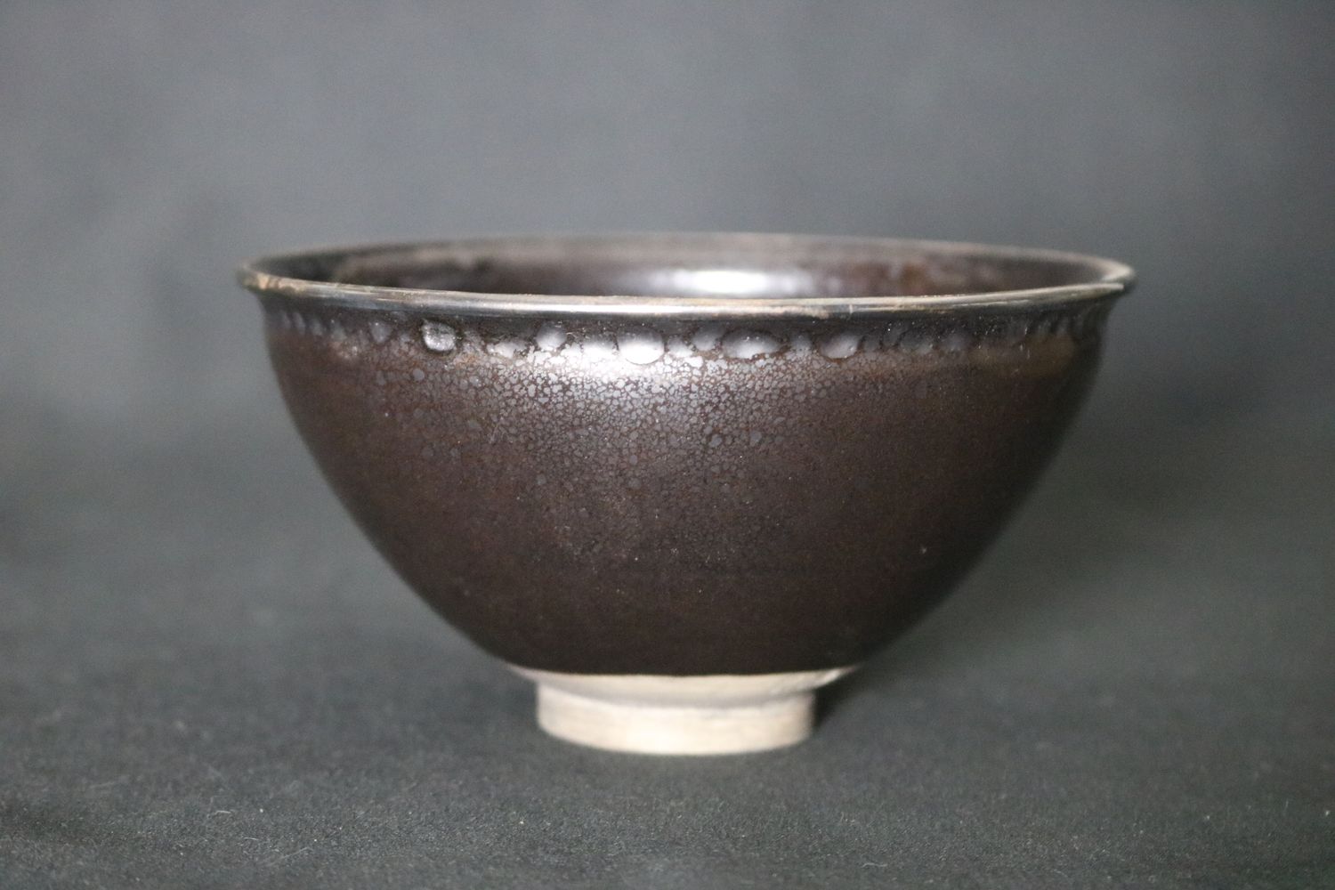 Japanese    Chawan; Tea Bowl; Oil Spot Glaze; Shipped by the EBPC (UK) - From Bryan Albright&#39;s Private Collection -