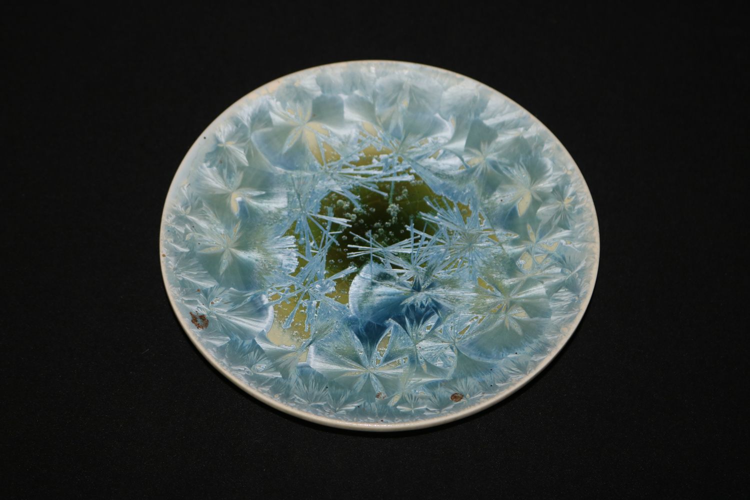 Gordon Brighton -  2006 Made Plate; Stoneware; Exquisite Glaze Combination; Shipped by the EBPC (UK) - From Bryan Albright&#39;s Private Collection -