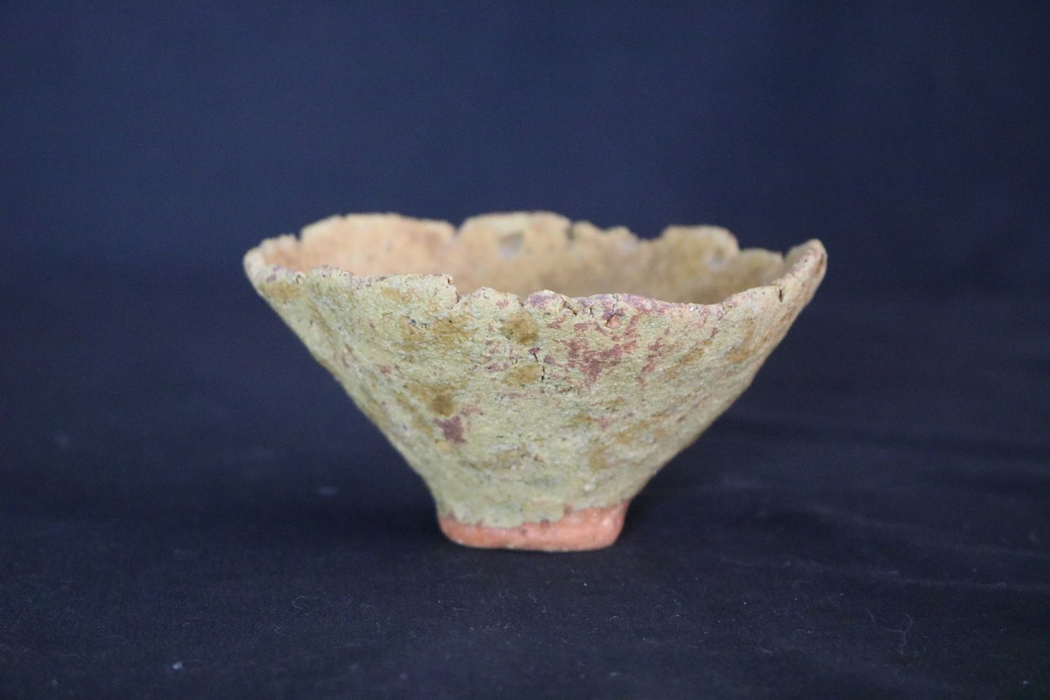 Bryan Albright Made; Grass Pot; 11cm; Round; Flared Design; Glazed; Shipped by the EBPC (UK) - From Bryan Albright&#39;s Private Collection -