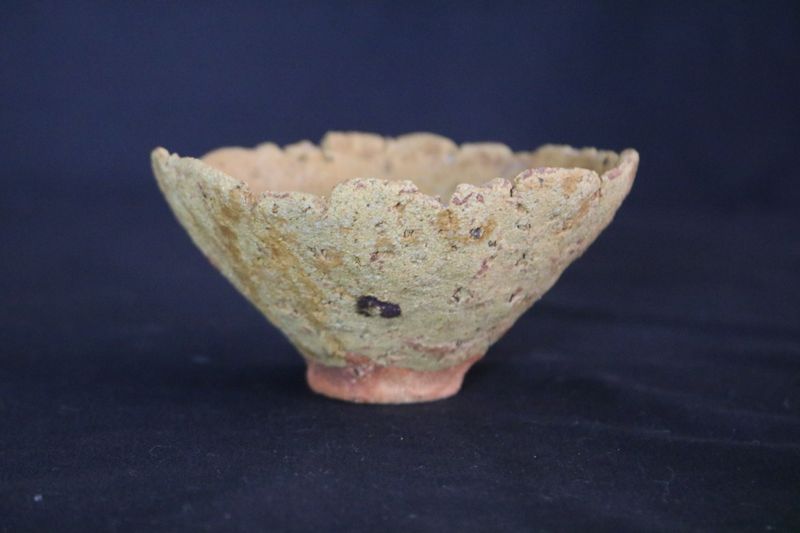 Bryan Albright Made; Grass Pot; 11cm; Round; Flared Design; Glazed; Shipped by the EBPC (UK) - From Bryan Albright's Private Collection -