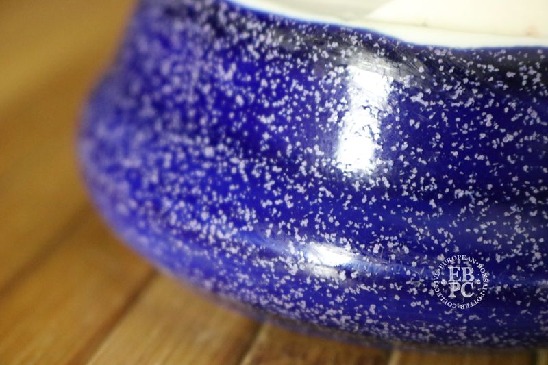 EBL Pots - 7.8cm; Handmade; Porcelain; Round; Vibrant Glaze; Micro-crystals; Recessed Feet; EBPC Stamped; Elsebeth Bruun Ludvigsen