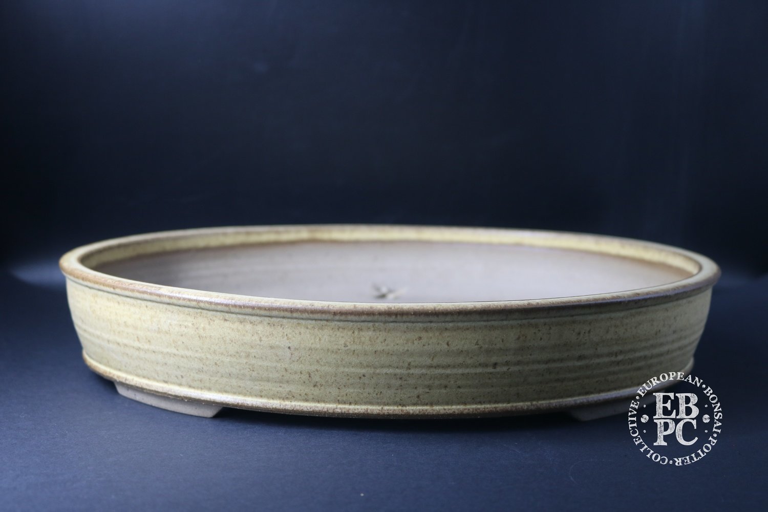 SOLD - Roman Husmann - 34.7cm; Oval; Glazed; Harvest glaze; EBPC Stamped