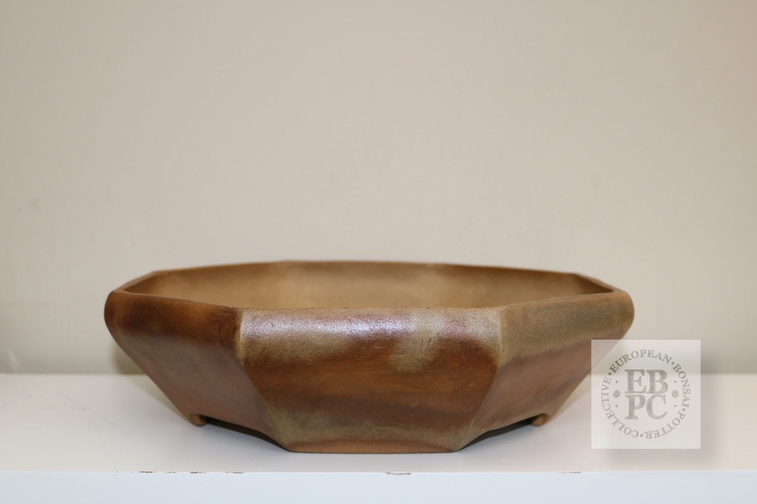 SOLD - Sansai Bonsai Pots - 30cm; unglazed; square / octagonal; Tom Benda