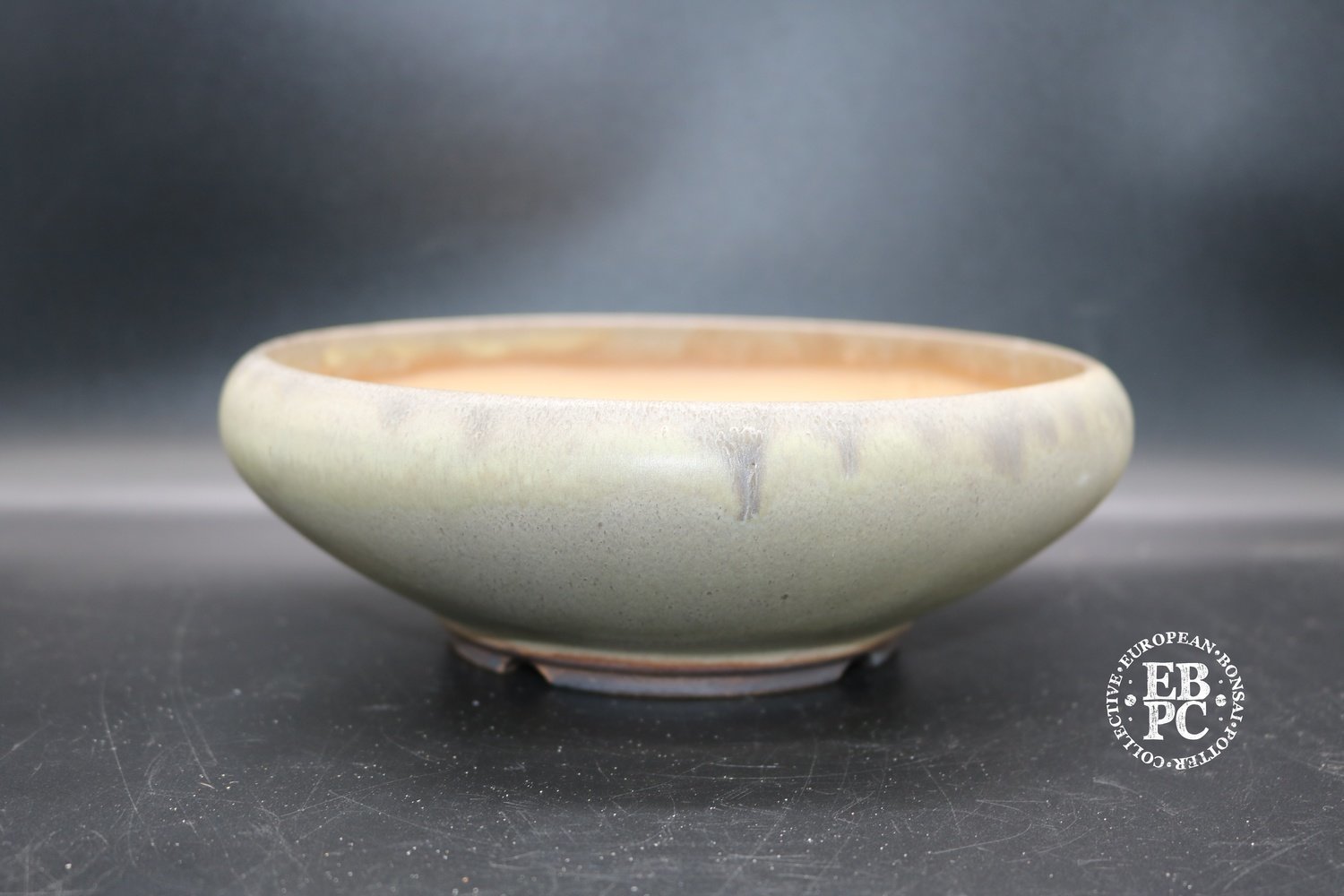 SOLD - Walsall Studio Ceramics- 20cm; glazed; round; light green