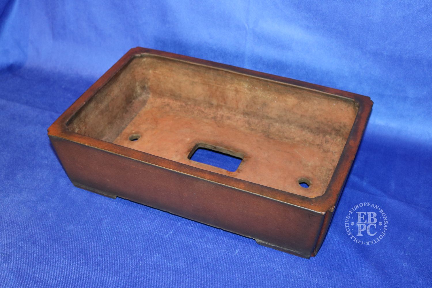 Nakawatari, China.   39.2cm; Antique; Large Rectangle; Shudei; Cut Corners; Excellent Patination; Early Nakawatari