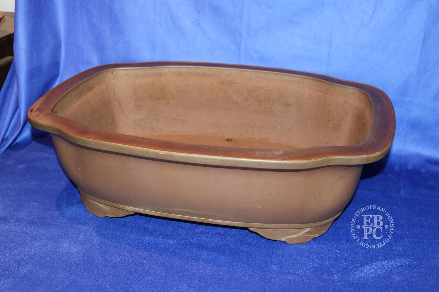 GYOUZAN, Tokoname.  XXL 63cm; Mokko; Unglazed; Raised Lip Detail; Stepped Feet; Excellent Form &amp; Finish. Leading Deceased Artist; Stamped.