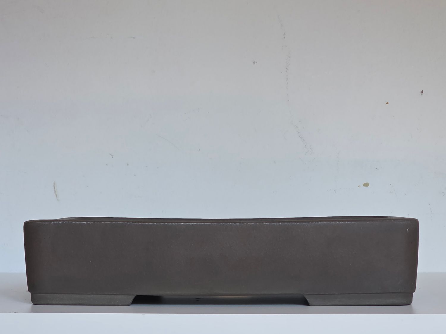 Seibun - Tokoname, Japan.   44cm; Vintage Rectangle; Unglazed; Shidei /Purple Clay; Bold Design.    * EBPC-Client DIRECT: Shipped from Italy.