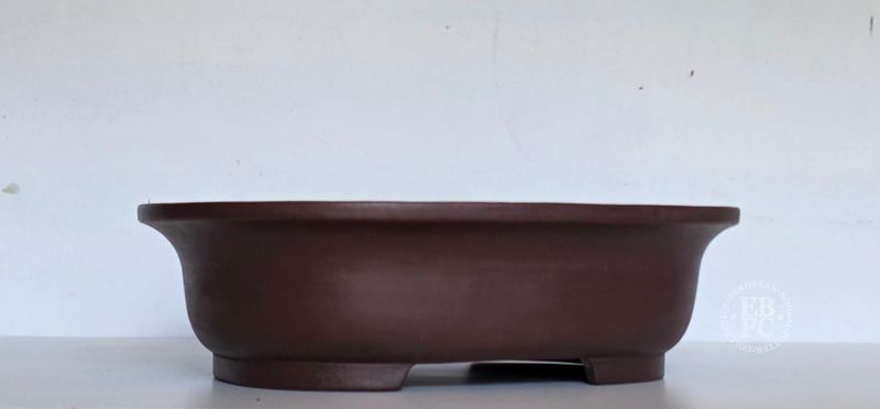 Keizan - Tokoname, Japan.   49.5cm; XL Oval; Unglazed; Deep Profile; Curvaceous Design.   * EBPC-Client DIRECT: Shipped from Italy.