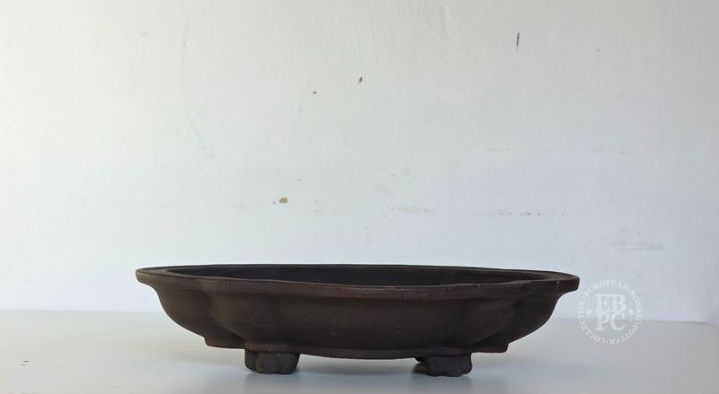 Zenigo - Tokoname, Japan.       (Certified Master)  39cm; Antique Mokko Design; Shidei Clay; Unglazed;  EBPC-Client DIRECT: Shipped from Italy.