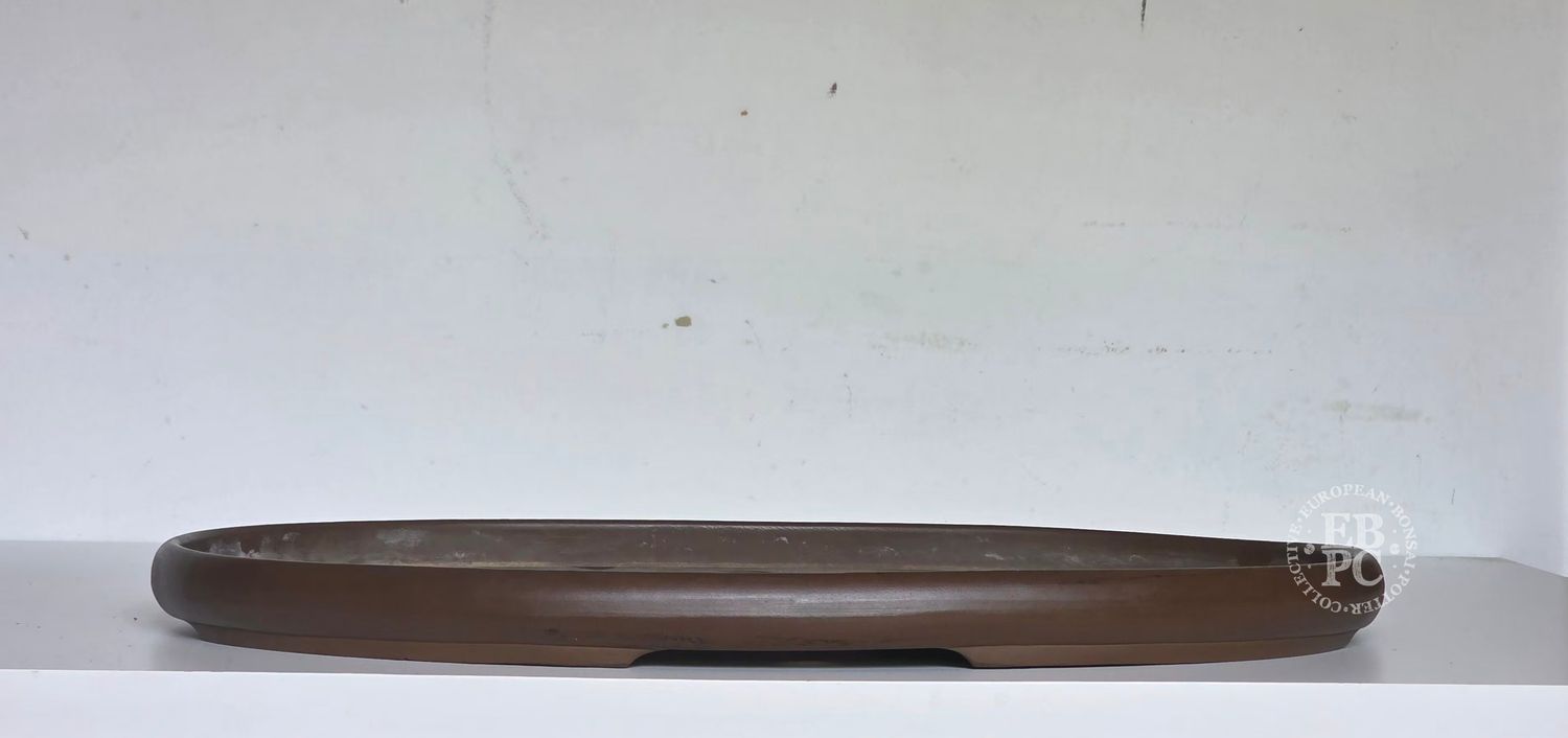Yohen - Tokoname, Japan.   56cm; XL Oval; Unglazed; Shallow Profile.   * EBPC-Client DIRECT: Shipped from Italy.