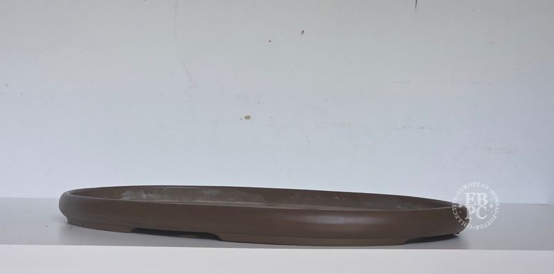 Yohen - Tokoname, Japan.   56cm; XL Oval; Unglazed; Shallow Profile.   * EBPC-Client DIRECT: Shipped from Italy.