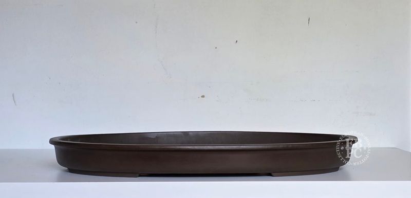 Toki Sakura, China.   61.5cm; XL Oval; Unglazed; Shallow Profile.   * EBPC-Client DIRECT: Shipped from Italy.