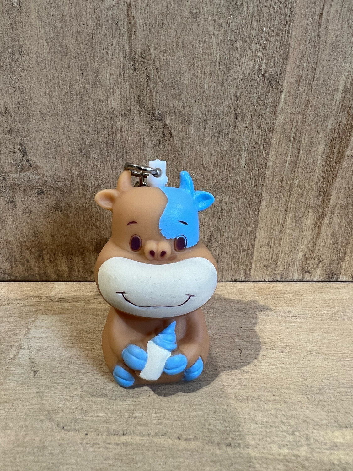 Happy Cow Blue Sleutelhanger