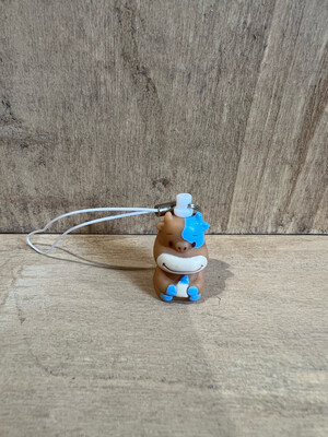 Happy Cow Blue Mini Sleutelhanger/gsmhanger