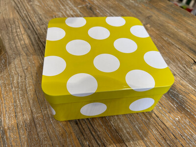 Pitou Oker Blik 16,5 x 16,5 x 7 cm