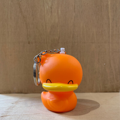 Duck Oranje Sleutelhanger