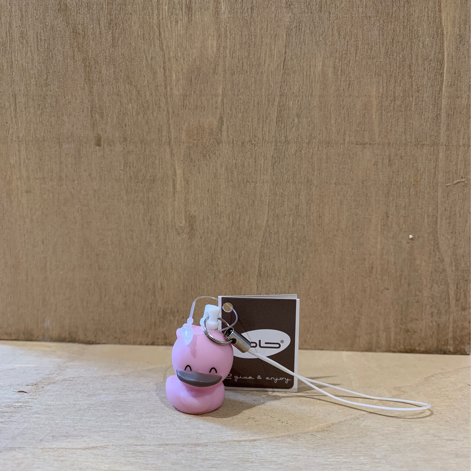 Duck Soft Pink Mini Sleutelhanger 