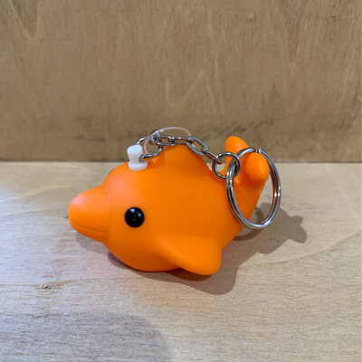 Fish Oranje Sleutelhanger
