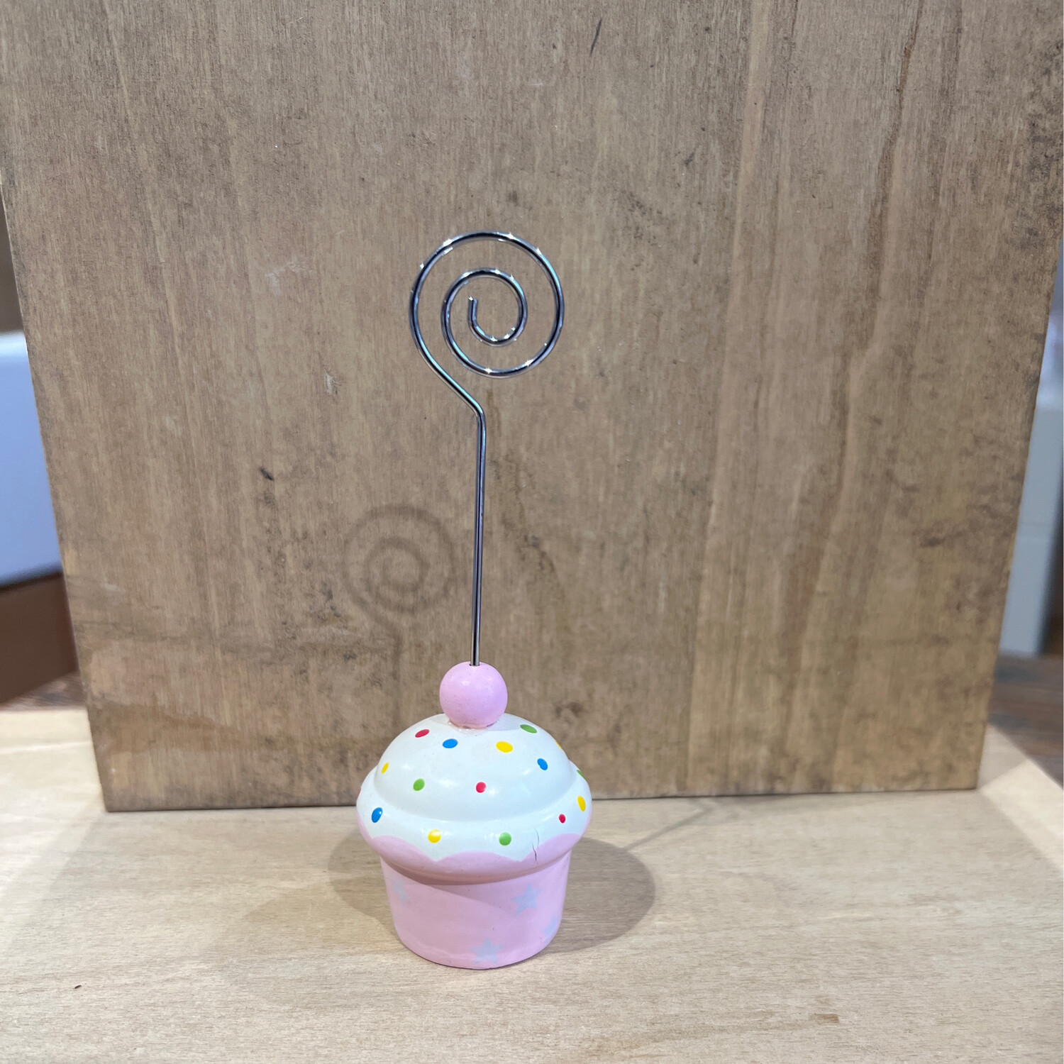 Cupcake Fotohouder 12 cm