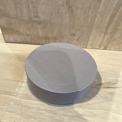 Rond Doosje 8 cm Taupe