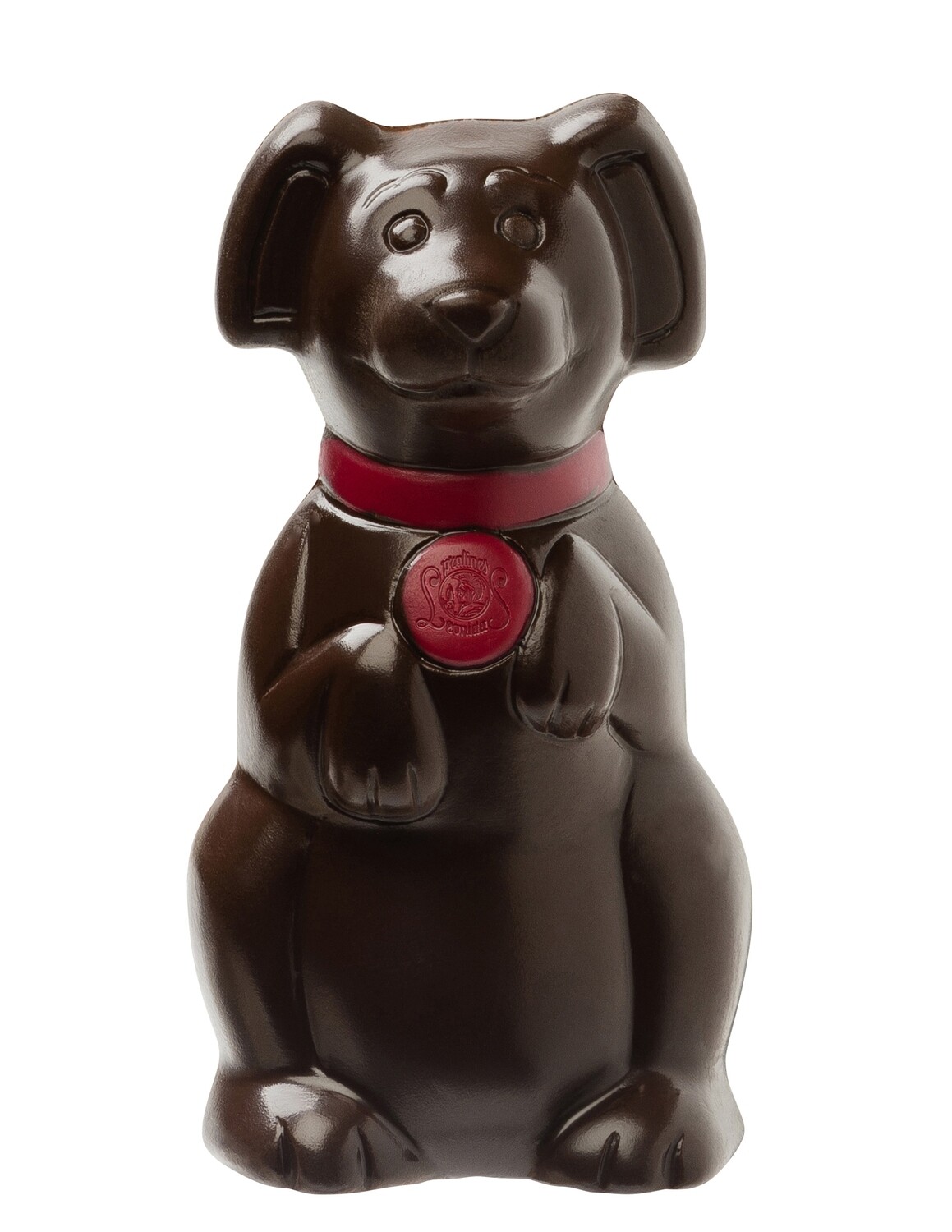 Hond fondant chocolade 50 gr - 9cm