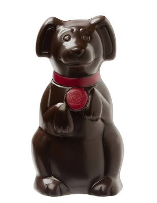 Hond fondant chocolade 50 gr - 9cm