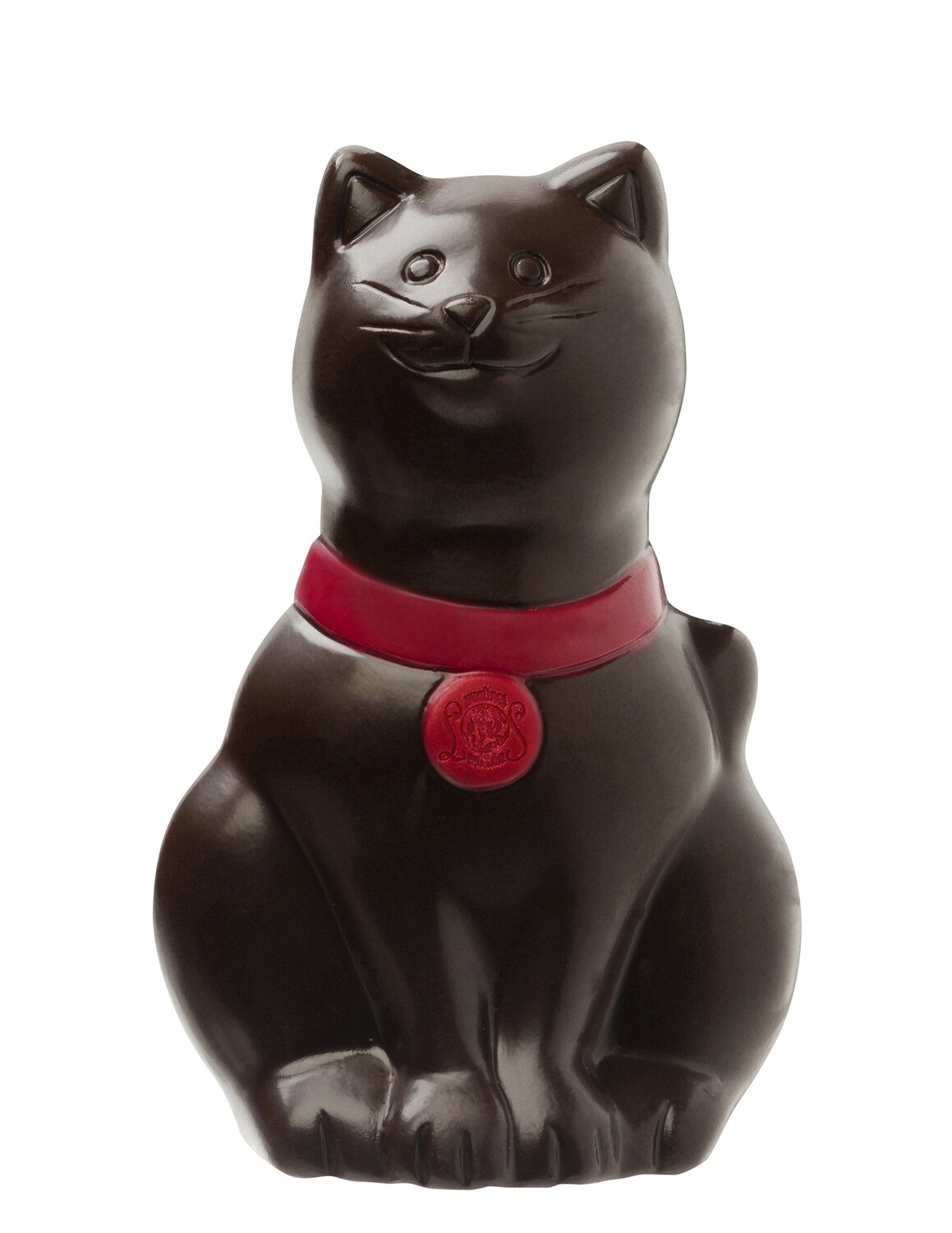 Kat fondant chocolade 50 gr - 9 cm