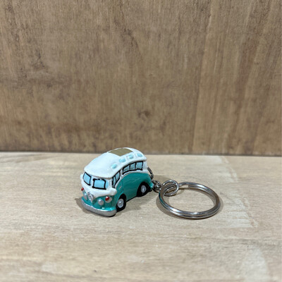 Busje groen Sleutelhanger 