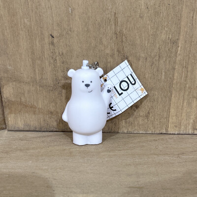 Lou Sleutelhanger Wit