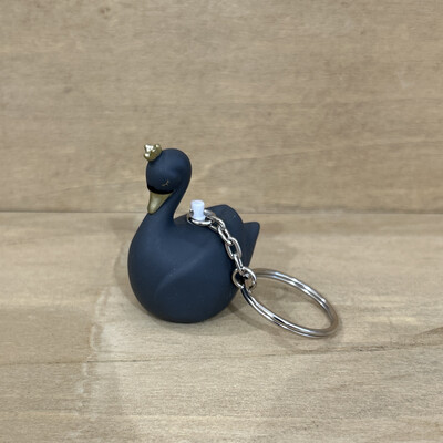 Dame Blanche Sleutelhanger Zwart