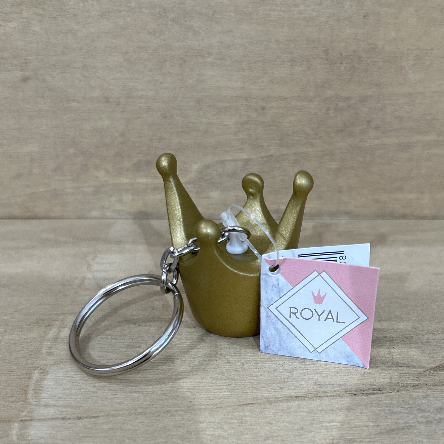 Royal Sleutelhanger Kroontje Goud