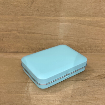 Blikje Pillendoosje Aqua