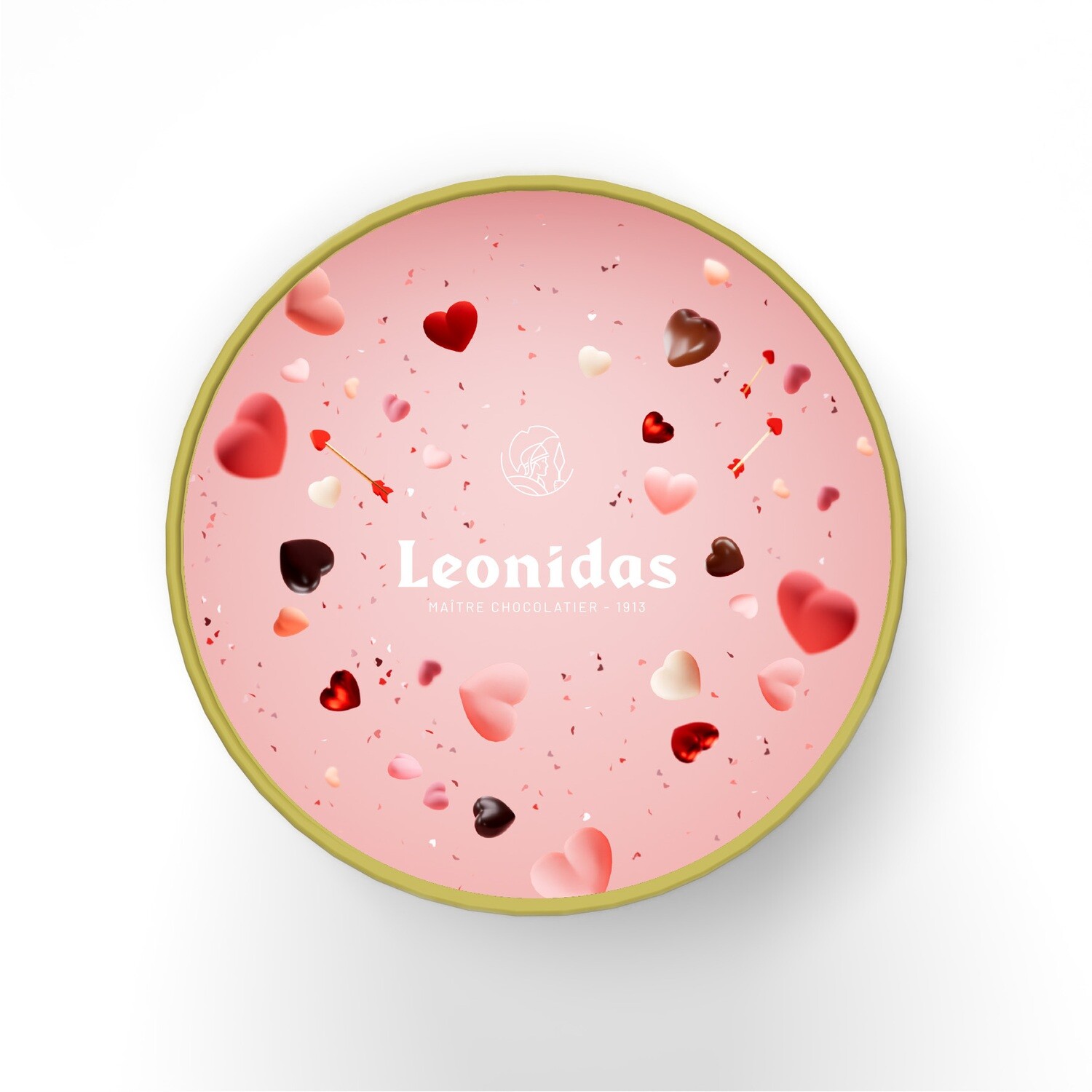 Dora doos thema Valentijn (600 gram Leonidas pralines)