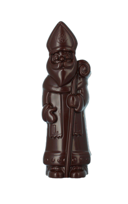 Sint fun fondant chocolade 80 gram - 15 cm