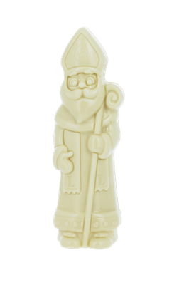 Sint fun witte chocolade 80 gram - 15 cm