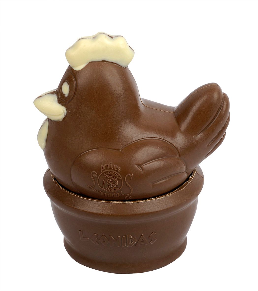 Kip op nest met paaseitjes Melk chocolade