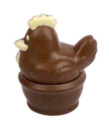 Kip op nest met paaseitjes Melk chocolade Kip op nest met paaseitjes Melk chocolade