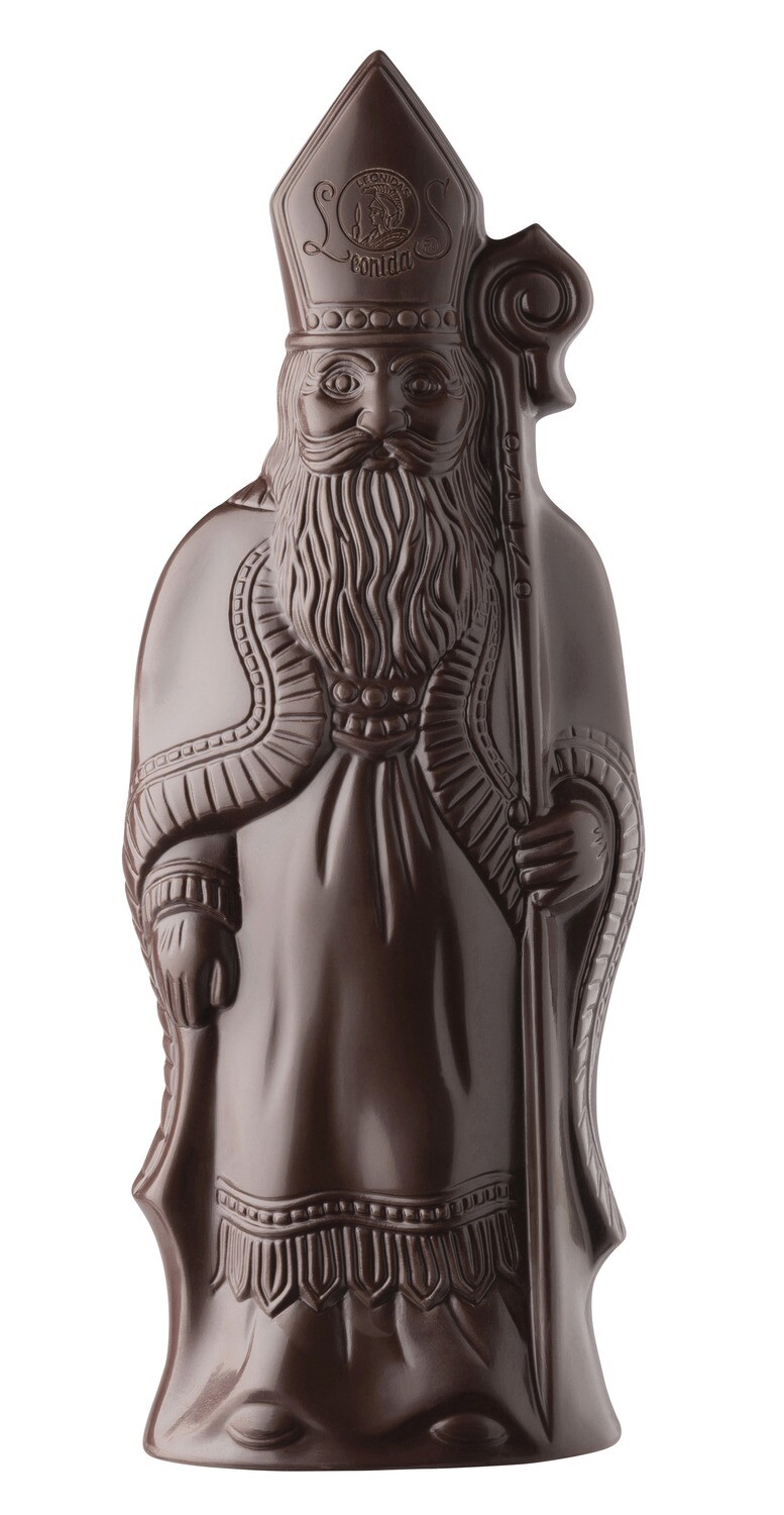 Sint fondant chocolade 100 gram - 17 cm