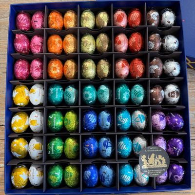 Geschenkdoos Heritage L +/- 750gr Leonidas paaseitjes