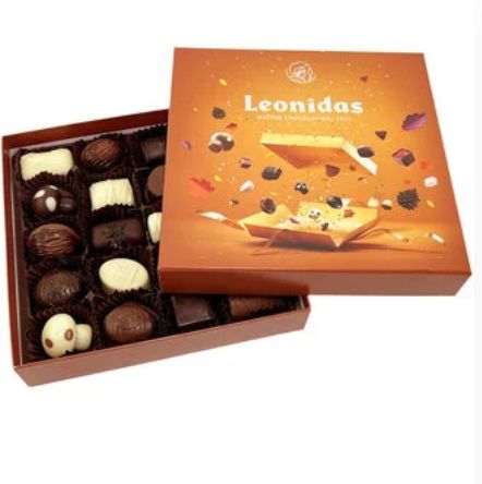 Herfst geschenkdoos 'assortiment' 20 pralines